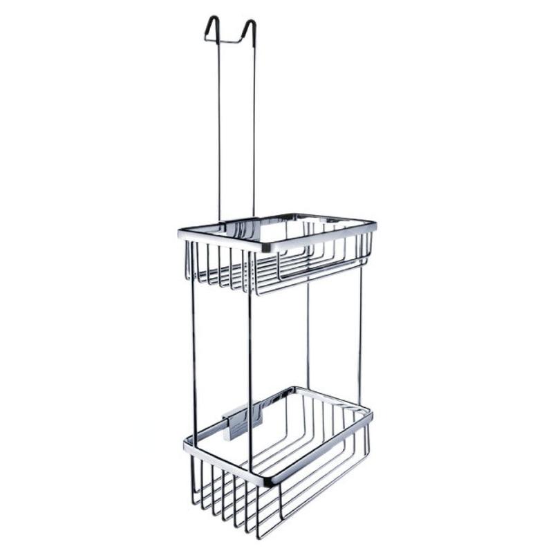 Nimco Kibo - Corbeille porte savon 2 étages, chrome Ki 14017D-H-26