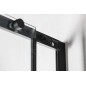 Polysan Altis Line - Porte de douche Black, 1470-1510 mm, noir mat/verre clair AL4212B