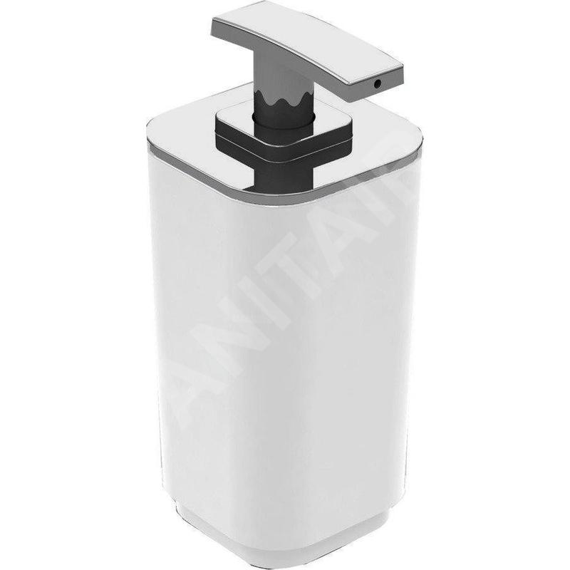 Sapho Gedy Seventy - Distributeur de savon à poser, blanc/chrome 638222