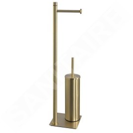 Sapho Gedy Trilly - Porte papier-toilette et brosse WC, doré TR3288