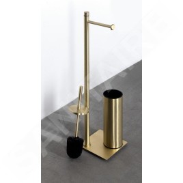 Sapho Gedy Trilly - Porte papier-toilette et brosse WC, doré TR3288