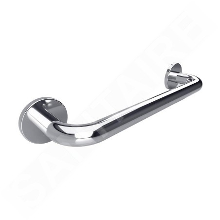 Sapho Équipement de salle de bain - Poignée pour baignoire, longeur 400 mm, inox XH510