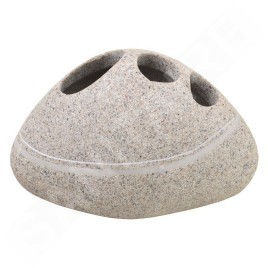 Sapho Ridder Little Rock - Verre pour brosse à dents, à poser, beige 22190209