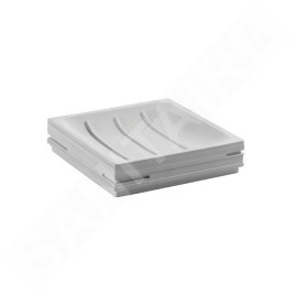 Sapho Gedy Quadrotto - Porte-savon à poser,blanc QU1102