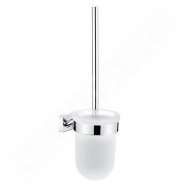 Nimco Keira - Balayette de toilette murale avec support, verre mat/ chrome KE 22094WN-26