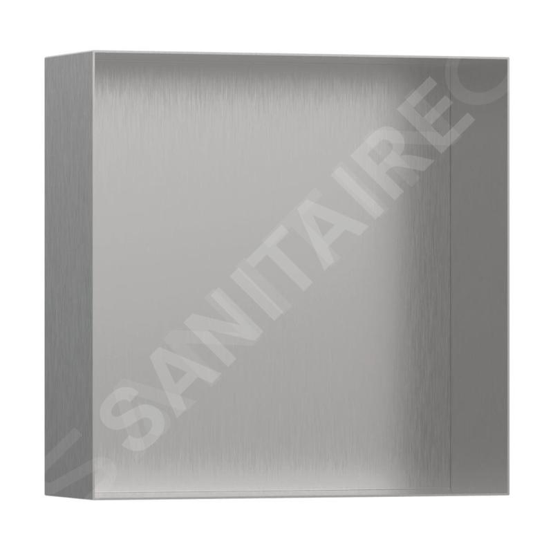 Hansgrohe XtraStoris Minimalistic - Niche murale, 300x300x100 mm, inox brossé 56073800