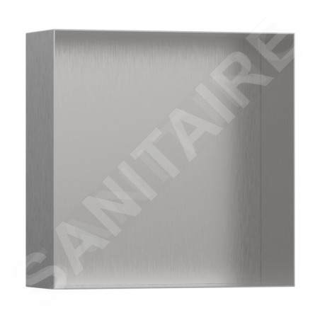 Hansgrohe XtraStoris Minimalistic - Niche murale, 300x300x100 mm, inox brossé 56073800
