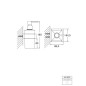 Steinberg 460 - Distributeur de savon avec support, verre noir / chrome 460 8002
