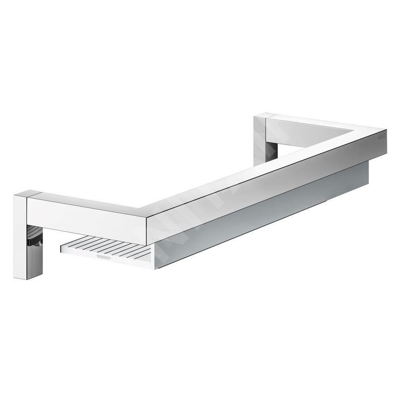Keuco Edition 90 - Étagère avec raclette, longueur 36 cm, chrome / aluminium 19159010000