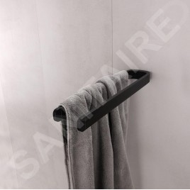 Nimco Nikau - Porte-serviettes, longueur 380 mm, noir mat NKC 30098-90