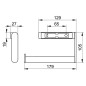 Keuco Plan - Porte-serviettes, chrome 14922010000