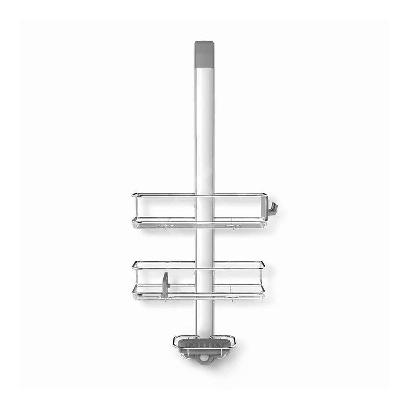 Simplehuman Accessoires de salle de bains - Tablette pour douche, réglable, inox BT1101