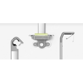 Simplehuman Accessoires de salle de bains - Tablette pour douche, réglable, inox BT1101