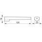 Keuco Collection Moll - Porte-papier toilette de rechange, chrome 12763010000