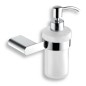 Novaservis Titania Naty - Distributeur de savon avec support, blanc/chrome 66655,0 Novaservis Titania Naty - Distributeur de savon avec support, blanc/chrome 66655,0