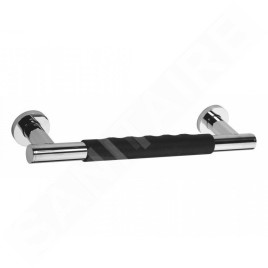 Sapho X-Round - Barre d'appui antidérapante, longueur 300 mm, inox XR504