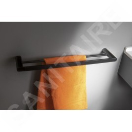Sapho Flori - Porte-serviettes 600x127 mm, noir mat RF011/15