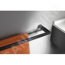 Sapho Flori - Porte-serviettes 600x127 mm, noir mat RF011/15