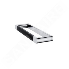 Nimco Nava - Porte-serviettes, longueur 250 mm, noir mat/chrome NA 28060