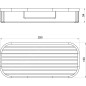 Novaservis Accessoires métalliques - Grille étagère, chrome 6068,0 Novaservis Accessoires métalliques - Grille étagère, chrome 6068,0