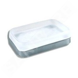 Novaservis Metalia 4 - Porte-savon, chrome/verre 6436,0