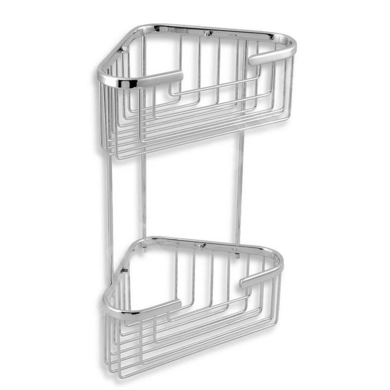 Novaservis Accessoires métalliques - Étagère d'angle grille, chrome 6078,0 Novaservis Accessoires métalliques - Étagère d'angle grille, chrome 6078,0