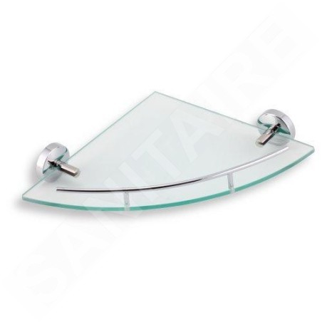 Novaservis Metalia 11 - Tablette d’angle avec barre de protection, chrome 0158,0