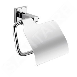 Sapho Gedy Colorado - Porte-rouleaux WC avec couvercle, chrome 6925