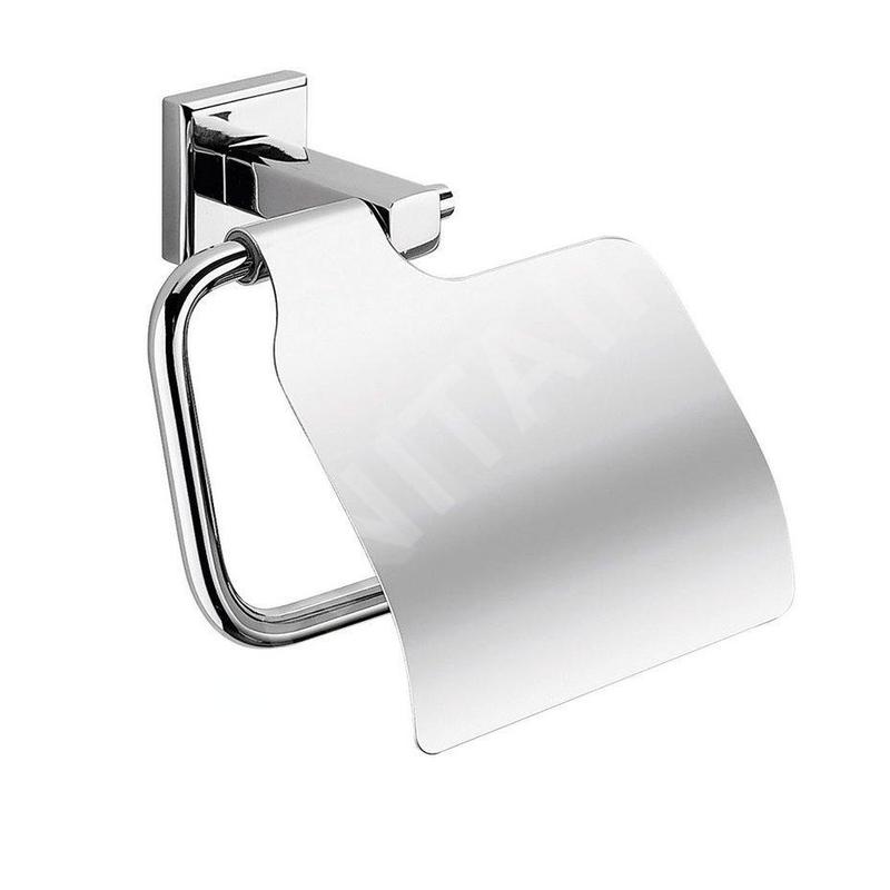 Sapho Gedy Colorado - Porte-rouleaux WC avec couvercle, chrome 6925