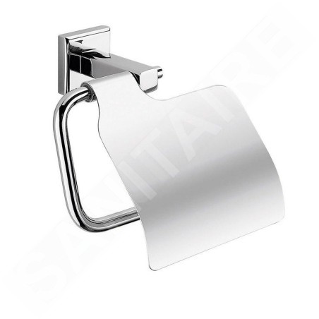 Sapho Gedy Colorado - Porte-rouleaux WC avec couvercle, chrome 6925
