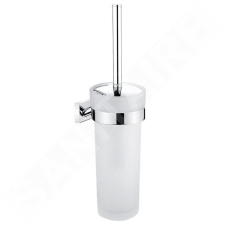 Nimco Keira - Balayette de toilette avec support, verre mat/chrome KE 22094W-26