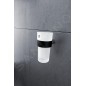 Nimco Nava - Porte-verre, noir mat/verre mat NA 28058W