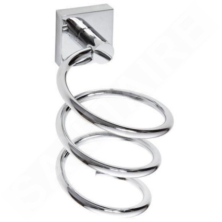 Sapho X-SQUARE - Porte sèche cheveux, chrome XQ005
