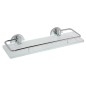 Sapho X-Round - Tablette murale, longeur 300 mm, verre/chrome XR607
