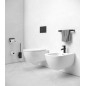 Keuco Reva - Porte-papier toilette, noir mat 12863370000
