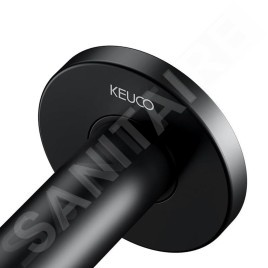 Keuco Plan - Porte-serviettes, 340 mm de longueur, noir mat 14923370000