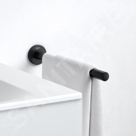 Keuco Plan - Porte-serviettes, 340 mm de longueur, noir mat 14923370000