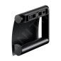 Keuco Plan - Porte-papier toilette avec couvercle, noir mat 14960370000