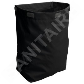 Sapho Accessoires - Panier à linge en tissu 310x500x230 mm, noir UPK350B
