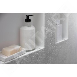Hansgrohe XtraStoris Original - Niche murale avec cadre intégré, 300x300x100 mm, blanc mat 56061700