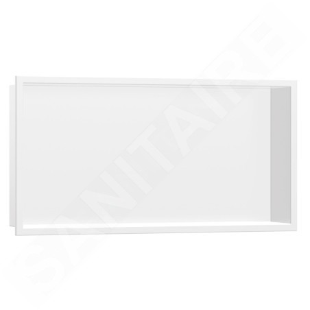 Hansgrohe XtraStoris Original - Niche murale avec cadre intégré, 300x600x100 mm, blanc mat 56064700