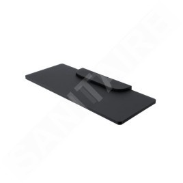 Nimco Nikau - Tablette IXI, longueur 300 mm, plexiglas noir NKC X330-C-90