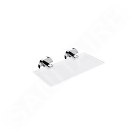 Nimco Unix - Étagère, longueur 200 mm, verre mat / chrome UN 13091B-20-26