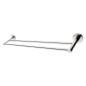 Nimco Unix - Porte-serviettes double, longueur 650 mm, acier inoxydable brossé UNM 13061D-10