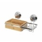 Compactor Bestlock - Porte-savon, 273 x 150 x 135 mm, bambou/chrome RAN5808