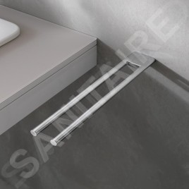 Keuco Edition 400 - Porte-serviettes double, longueur 340 mm, chrome 11519010000