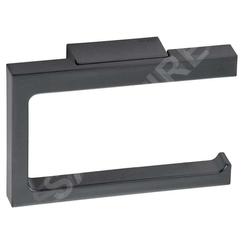 Keuco Edition 11 - Porte-papier toilette, chrome noir 11162130000