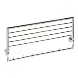 Sapho X-Round - Tablette murale pour servilletes, longeur 655 mm, chrome XR422