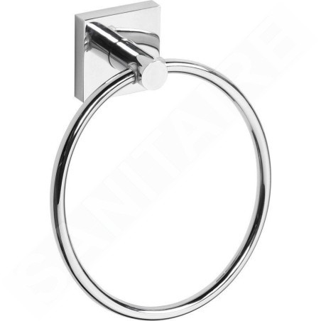 Sapho X-SQUARE - Anneau porte-serviette, chrome XQ406