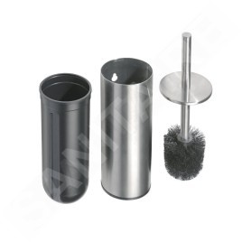 Sapho X-STEEL - Brosse de toilette à poser, inox poli XS300